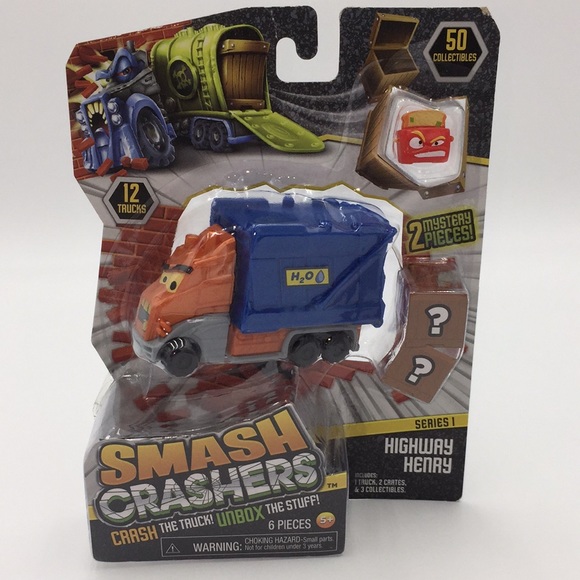 Smash Crashers Highway Henry Mystery Truck Series 1 New in Package - Picture 11 of 11